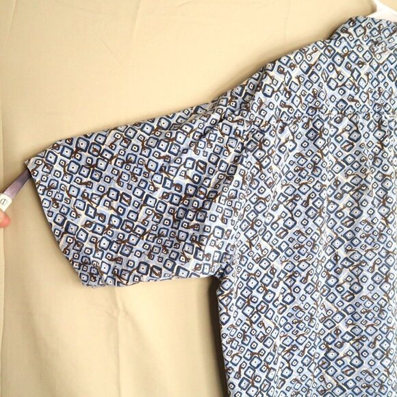 Vintage Mecca Golf Shirt XL Button Down Geometric Pattern Skater Street 90s Y2K - Picture 8 of 13